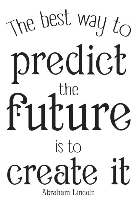 Rienda Libre Graphics - Decomural Predict Future Inspirational Ws-44195
