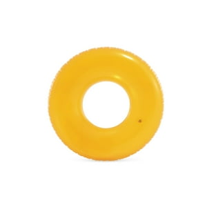 Flotador Anillo Inflable Intex Transparente 76 Cm, 330L Amarillo