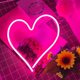 thumbnail image 5 of Lámpara BerniceKelly Corazón Rosa Neon 34x33 cm USB, 5 of 9
