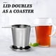 thumbnail image 4 of Colador de malla infusor de té Yoassi Extra Fine de acero inoxidable 18/8 aprobado por la FDA con gran capacidad y tamaño perfecto, asas dobles para colgar en teteras, tazas y tazas para remojar hojas, 4 of 6