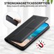 thumbnail image 3 of Funda tipo cartera con bloqueo RFID para Samsung Galaxy A32 5G cubierta magnética de cuero con tapa y soporte Negro, 3 of 6