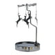 thumbnail image 2 of Candelabro Giratorio Para Festivales Del Día De San Valentín, Alce De Acción De Gracias, Plata, 2 of 3