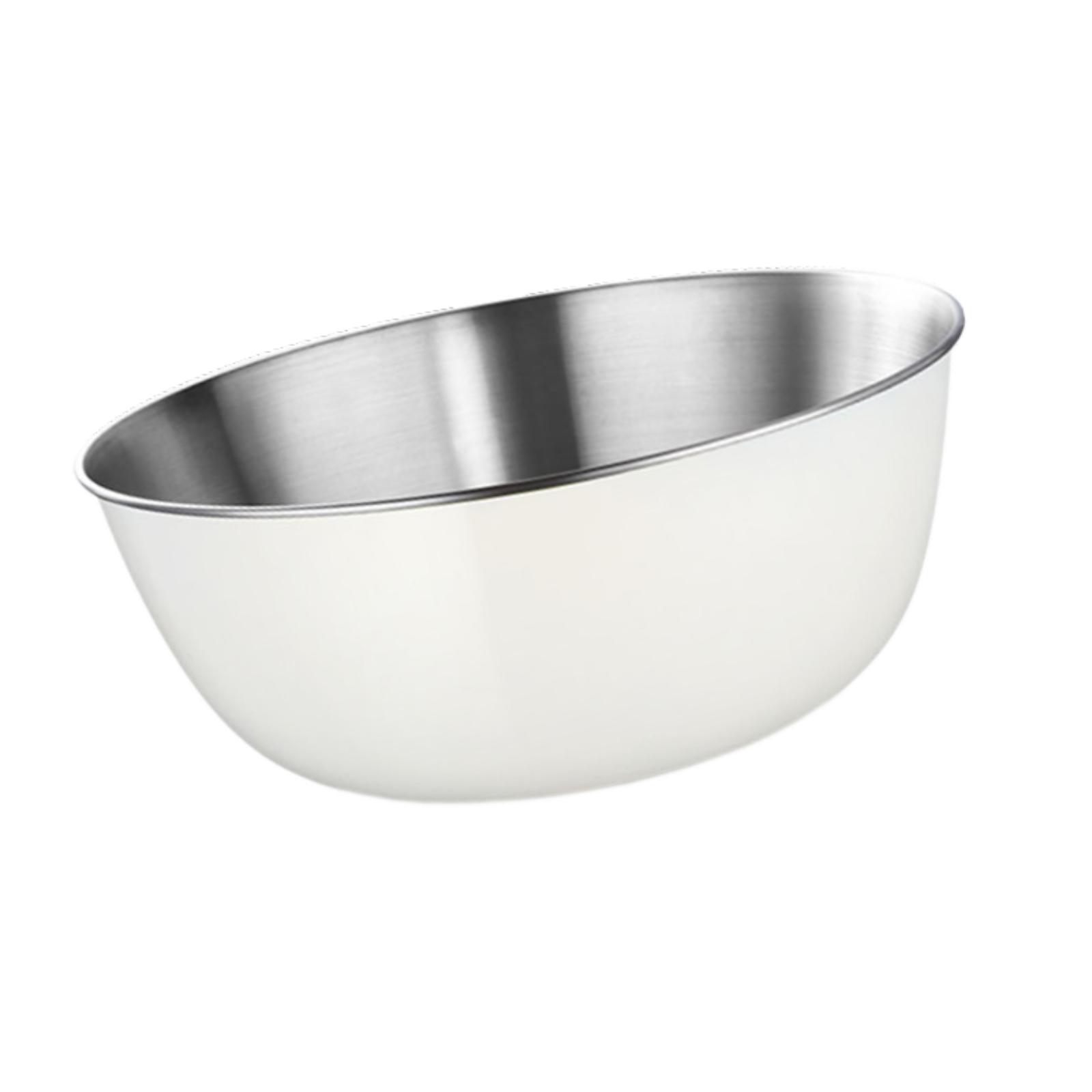 Magideal - Tazón De Sopa Ensalada Tazón Para Hornear Múltiples Apilables Para Tazón Para Tazón De Acero Inoxidable Tazón De Mezcla Para Frutas De Restaurantes En 22 Cm
