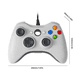 thumbnail image 4 of Pack 2 Joystick Control Blanco Para Xbox 360 Pc Windows Con Cable, 4 of 7