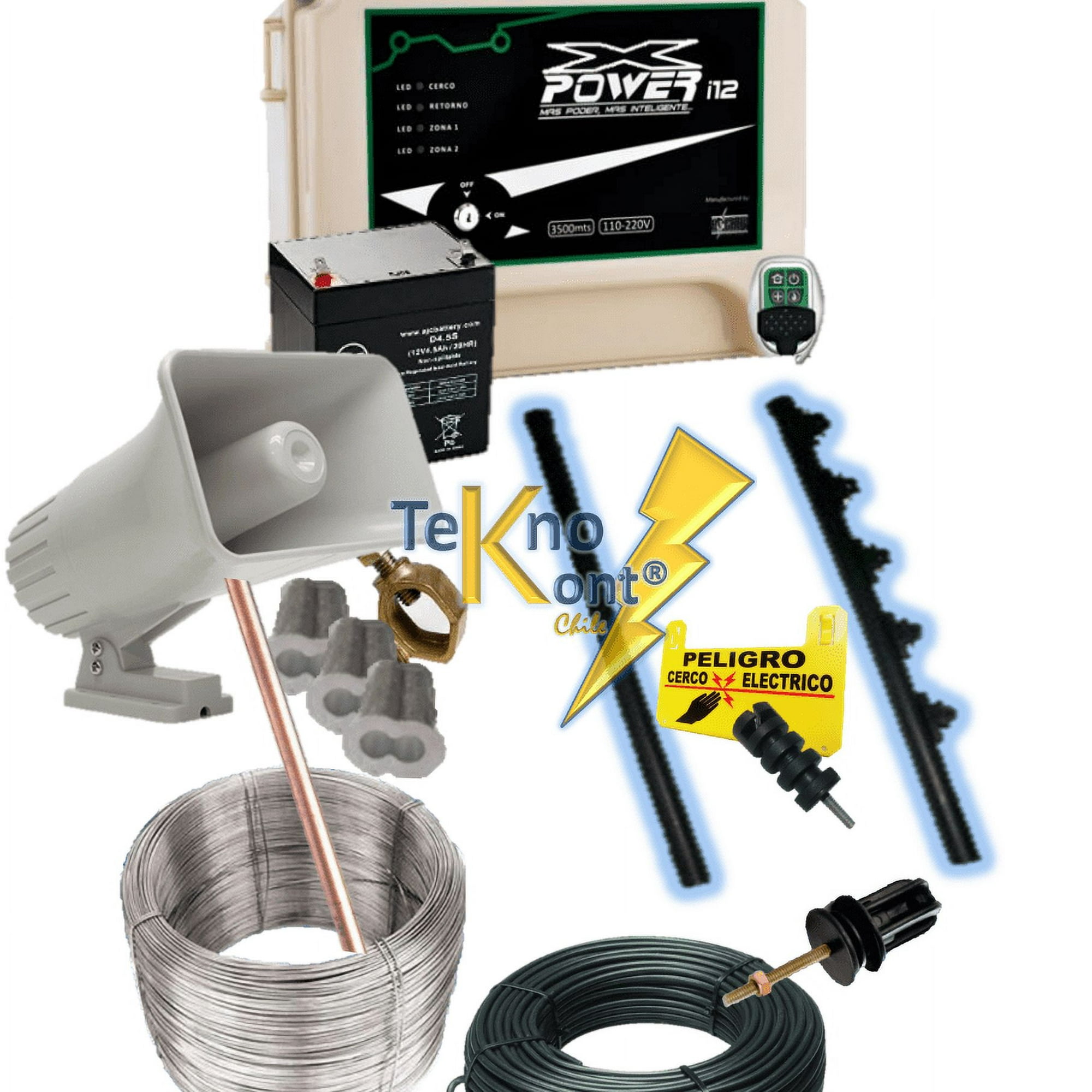 Hagroy - Kit 80 Metros Cerco Eléctrico