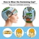 thumbnail image 3 of Loco por el golf Gorro de Natación de Licra, Gorro de Baño de Tela Cómoda, Gorro Elástico Antideslizante para Hombres, Mujeres y Niños, 3 of 6