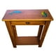 thumbnail image 1 of Mesa De Arrimo Cafe Con Grabado De Resina Marino, 1 of 3