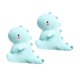 thumbnail image 3 of 2pcs Dinosaurio Felpa Lindo Animal De Peluche De Dibujos Animados Juguete De Felpa Azul, 3 of 5