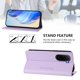 thumbnail image 3 of Funda Billetera con Soporte para Xiaomi Poco M7 4G Bloqueo RFID Plegable Morado claro, 3 of 6