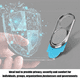 thumbnail image 4 of Cubierta para cámara web compatible con computadoras, portátiles y teléfonos inteligentes, cubierta deslizante de protección de privacidad, de metal, ovalada (6 piezas), 4 of 8