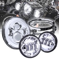 Online Led Store - Faro Led True Mods De 7 Pulgadas Para Harley Davidson + Bracket