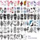 thumbnail image 2 of Tatuajes temporales adhesivos Zomme, 80 hojas para Halloween, 2 of 7