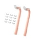 thumbnail image 2 of Plantillas Para Delineador De Ojos, 2 Piezas, Plantilla Para Lápiz De Cejas Para Principiantes, Cara, Pestañas, Color Rosa, 2 of 5