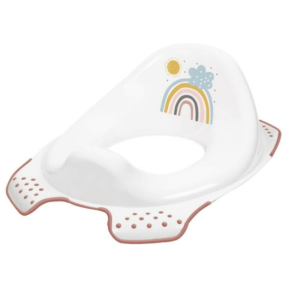 Asiento de inodoro Ewa Arco Iris Con Función Antideslizante Blanco