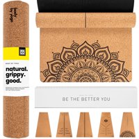 Mat De Yoga Body By Yoga Rooted 183 X 61 X 0,4 Cm De Corcho Antideslizante