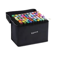 Click Ventas - Set 80 Marcadores Plumon Doble Punta Permanentes