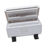 Bothyi - Cortador Dispensador De Papel De Aluminio De Alto Brillo Multiusos Blanco