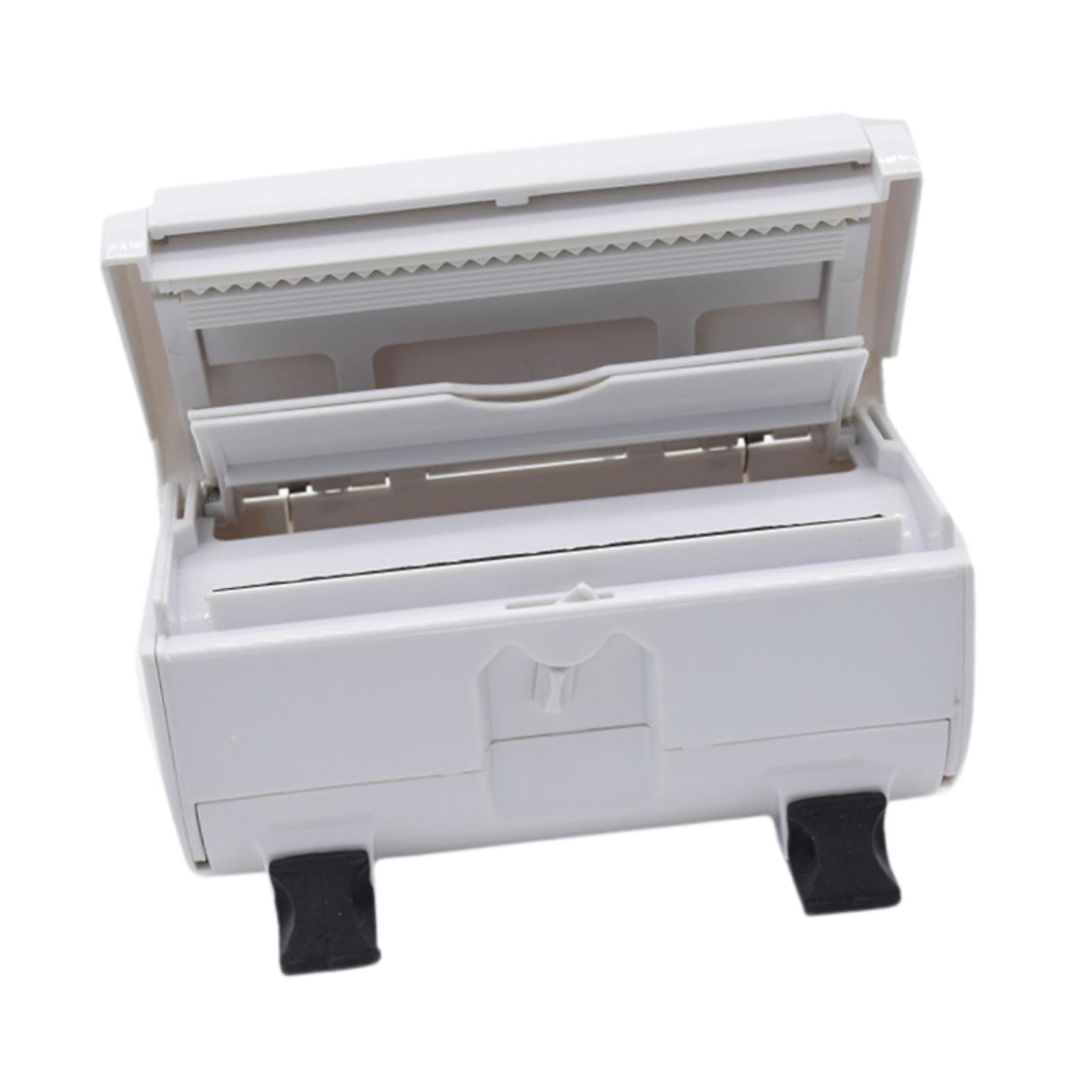 Bothyi - Cortador Dispensador De Papel De Aluminio De Alto Brillo Multiusos Blanco