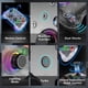 thumbnail image 3 of AARONMEI Switch Pro Gamepad Inalámbrico Transparente Blanco, 3 of 3