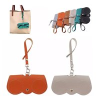 Estuche Para Gafas Aaronmei Naranja Y Gris Claro