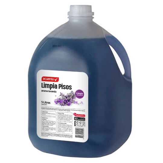 Limpiador De Pisos Lavanda Bidón 5 L Acuenta