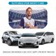 thumbnail image 4 of Harry Kane-theme Car Sun Umbrella Windshield Sun Shade | Foldable Front Window Sunshade | UV Protection Heat Insulation 133x73cm, 4 of 6