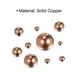 thumbnail image 5 of Uxcell 5/16 pulgadas Bolas de Rodamiento de Cobre Sólido de Precisión para Rodamientos Válvulas Decoración Paquete de 20, 5 of 5