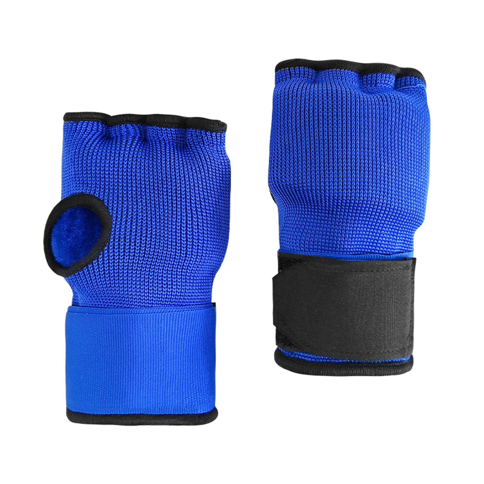 Ioensy - Vendas Para Manos Vendas Para Manos Entrenamiento Boxeo Guantes Interiores Para Artes Marciales Mma Deportes Azul
