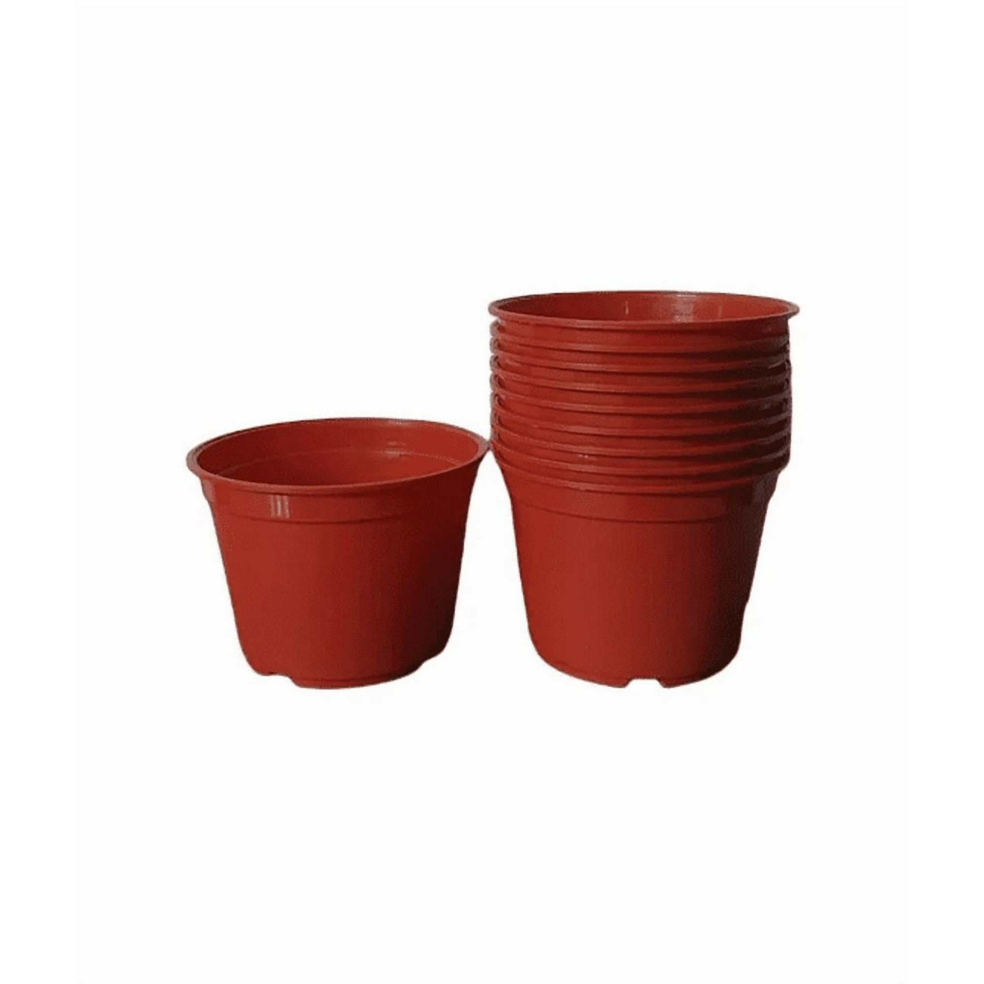 Genérico - Pack De 10 Maceteros Redondos 16cm Terracota