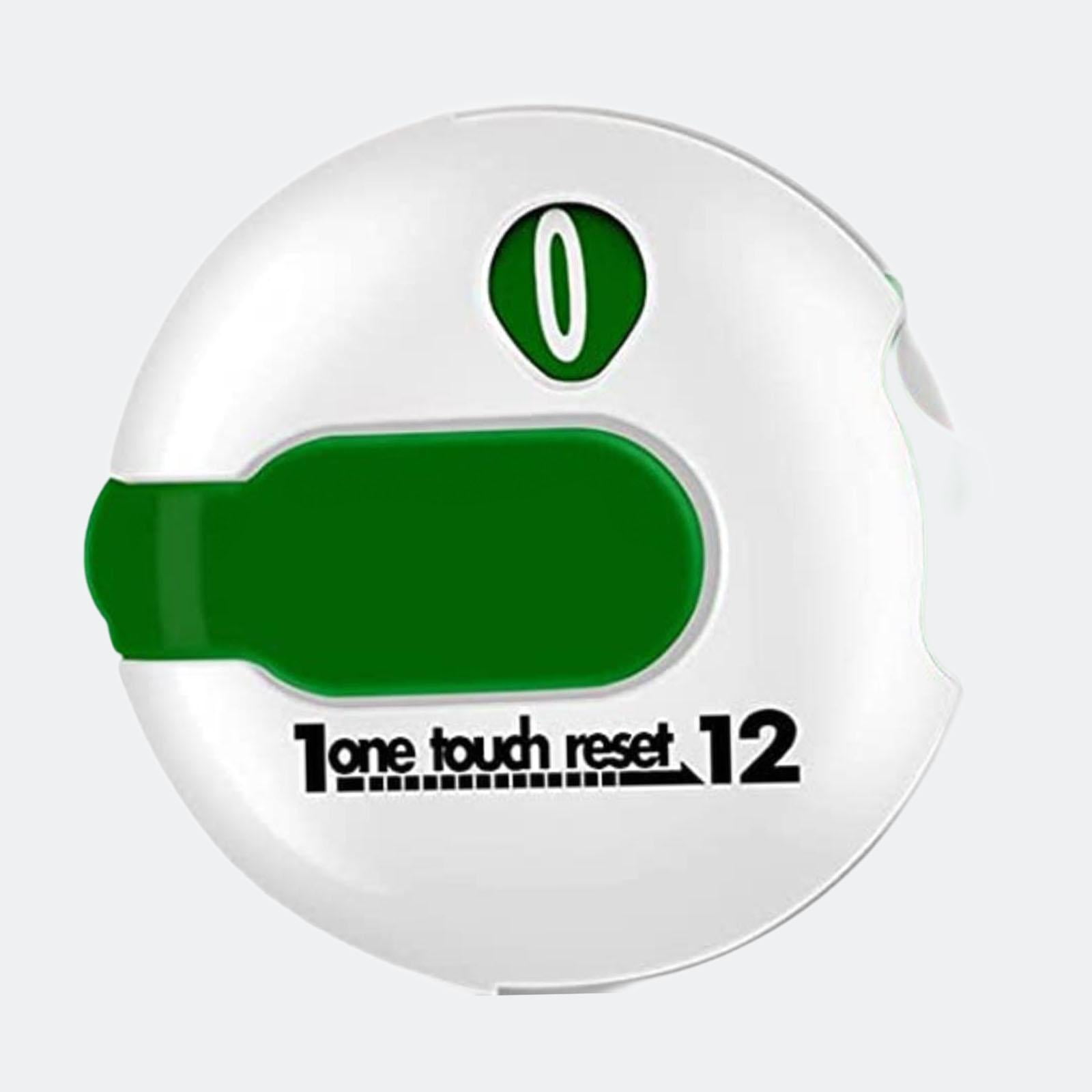 Magideal - Contador De Puntuación De Golf, Contador De Puntuación De Golf, Fácil De Colocar En El Guante Contador De Puntuación, Contador De Golpes De Golf, Prác Blanco