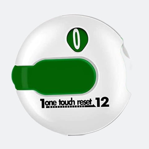 Magideal - Contador De Puntuación De Golf, Contador De Puntuación De Golf, Fácil De Colocar En El Guante Contador De Puntuación, Contador De Golpes De Golf, Prác Blanco