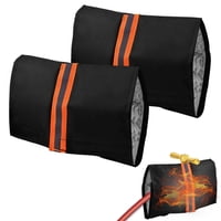 Xusx111 - Cubierta Del Grifo Al Aire Libre Mejorada De 2Pcs Para La Protección Contra La Congelación De Invierno Envoltura De Aislamiento Del Grifo De Agua Impermeable Del Miser Aislado A Prueba De He