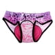 thumbnail image 2 of Ropa Interior De Ciclismo Para Mujer Pantalones Cortos De Montar En Bicicleta Acolchados En 3D XL Leopardo De Las Nieves Rosa, 2 of 5