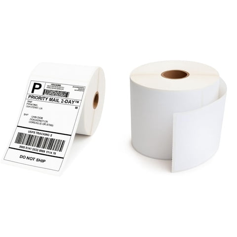 Pro Outdoor - 40 Rollos De Etiquetas Adhesivas Térmicas 12X32 Mm (1.2 X 3.2 Cm) 1500 Uds