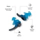 thumbnail image 2 of Tapón de natación Speedo Biofuse unisex para adultos, azul, 2 of 9