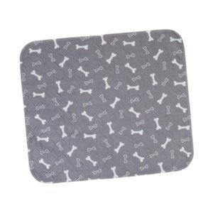 Ioensy - Alfombrilla Absorbente Lavable Para Orina De Perro, Antideslizante, Para Entrenamiento, Corralito, Jaula, M, Gris