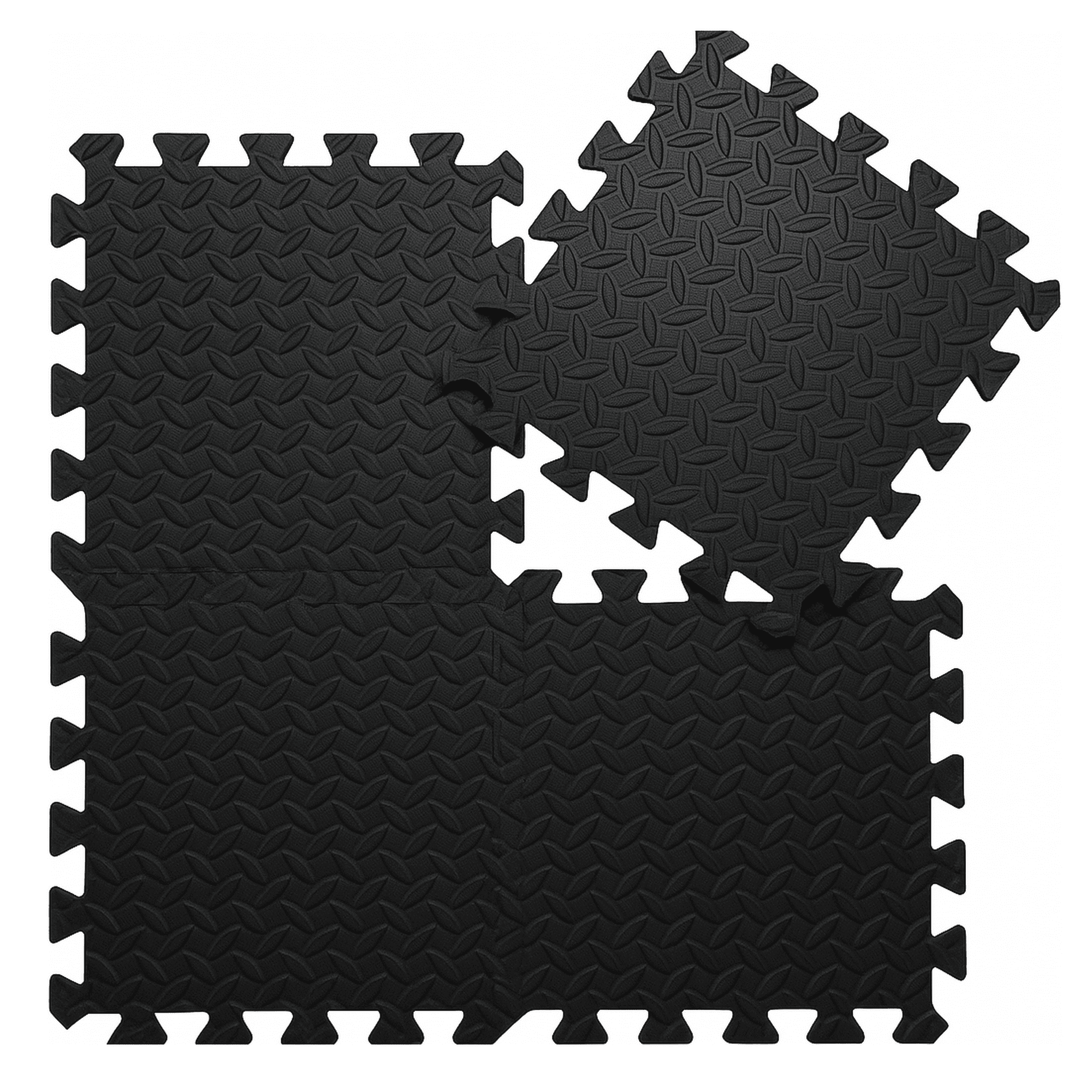 Wakeshome - Pack De 4 Alfombras Piso Puzzle Goma Eva Antigolpes 60x60cm