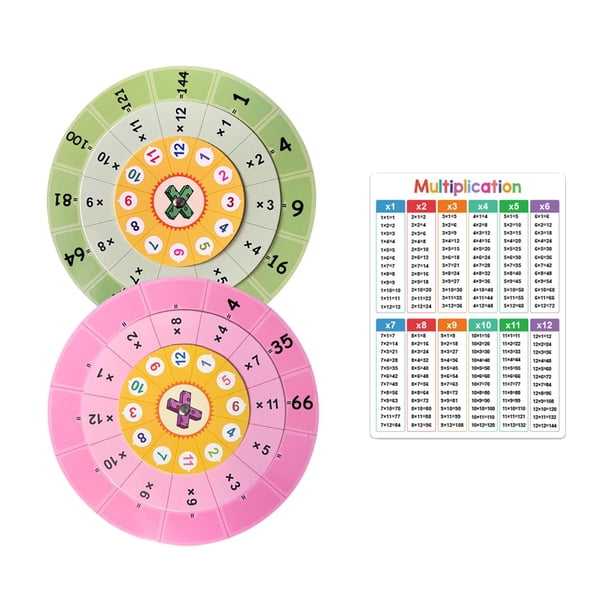 Multiplicación de madera Multiplicación giratoria Multiplicación Enseñanza de la enseñanza de la enseñanza Matemáticas para niños Niños Niños Niños