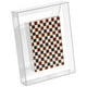 thumbnail image 1 of Marco de fotos acrílico de color, transparente de doble cara, para mesa, con clip de 6 pulgadas, para póster, para pared, hueco., 1 of 5