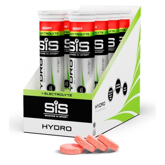 Science In Sport - Caja Sis Tabletas Electrolitos Hydro Berry 20t 8u