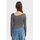 thumbnail image 3 of Polera Mujer Asimétrica Rayas Negro, 3 of 4