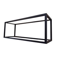Estructura Float 90X36X33 Cm Hbt Negro