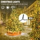 thumbnail image 3 of Luces de Árbol de Navidad USB con Temporizador 12 Cuerdas 300 LED Kedoxi Luces de Cadena de Navidad con Anillo 9.8FT Cortina de Navidad Luz de Árbol de Hadas Fácil de Instalar 8 Modos para, 3 of 6