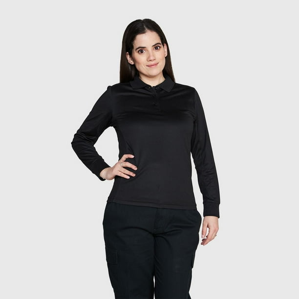 Polera Dry Fit Mujer M/L negro 3XL