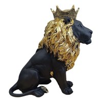 Genérico - Figura Coleccionable Estatua León Sentado Decoración Jhn