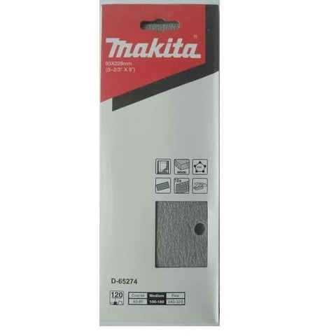 Lija Multiuso 93X228Mm Grano 120 Makita D-65274