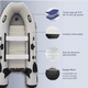thumbnail image 3 of Bote Inflable 3.3 m - Piso alumnio - 4 personas - Gral. Carrera — Gris Claro / Aluminio, 3 of 3