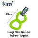 thumbnail image 3 of Remolcador Tug Toy Fuzzl Eco de caucho natural para perros grandes, 3 of 8