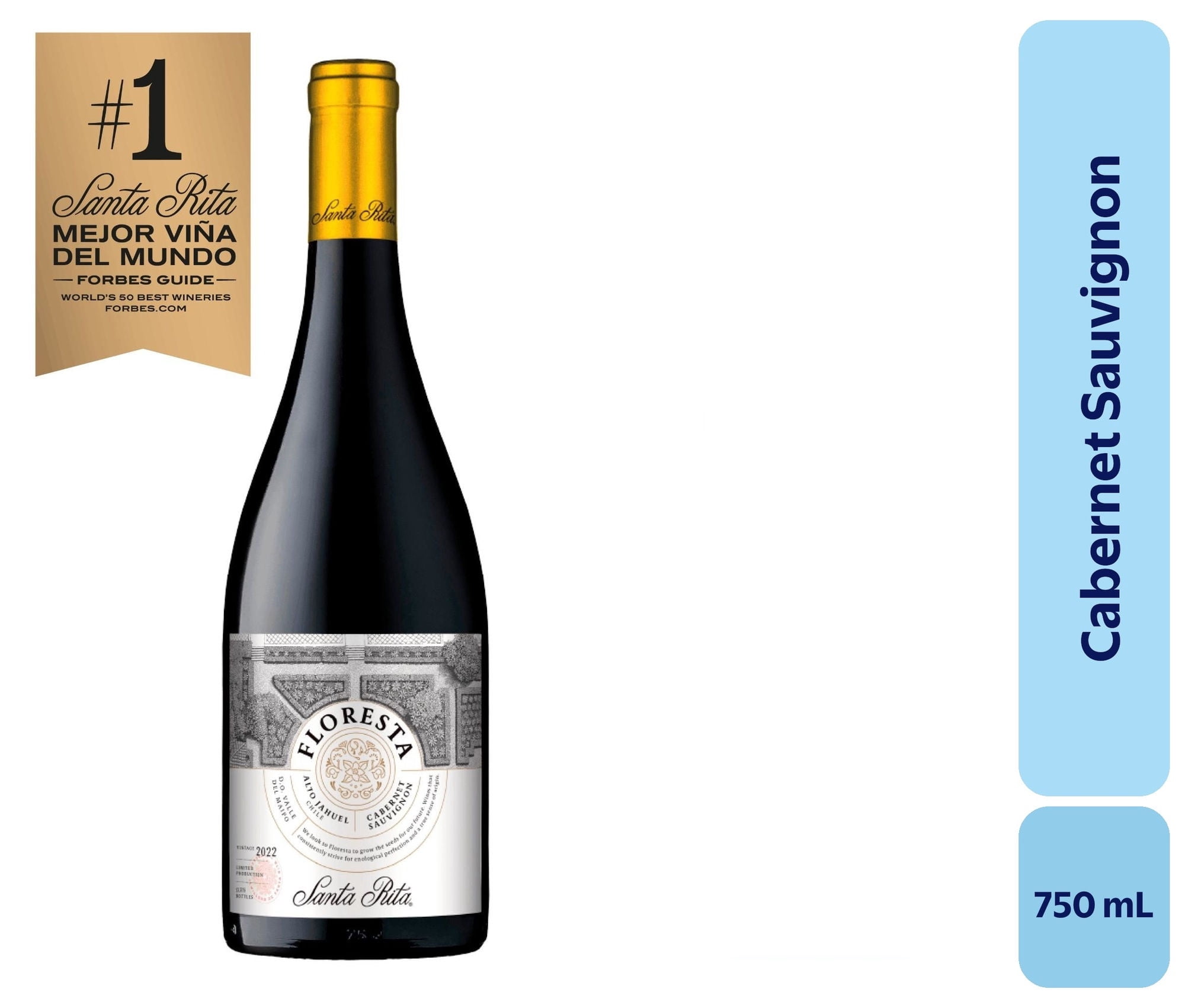 Vino Cabernet Sauvignon Botella 750 mL Floresta