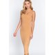 thumbnail image 4 of Vestido Midi De Canalé Con Cuello Redondo Y Sin Mangas, 4 of 5